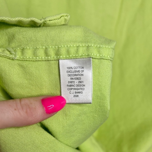 Women’s Sleeveless Button Front Summer Beaded Embroidered Shirt Size X (14W) - Picture 8 of 12